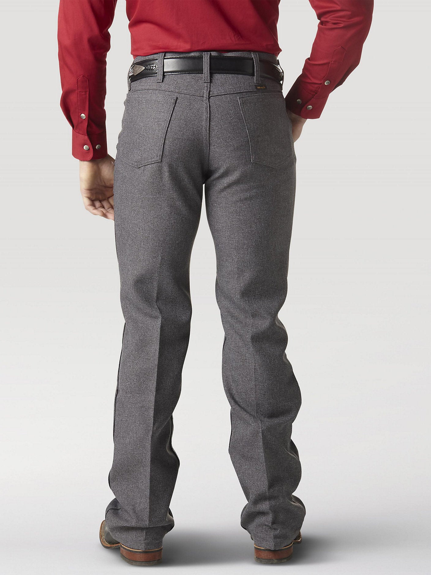 Wrangler Wrancher Heather Grey Dress Pants