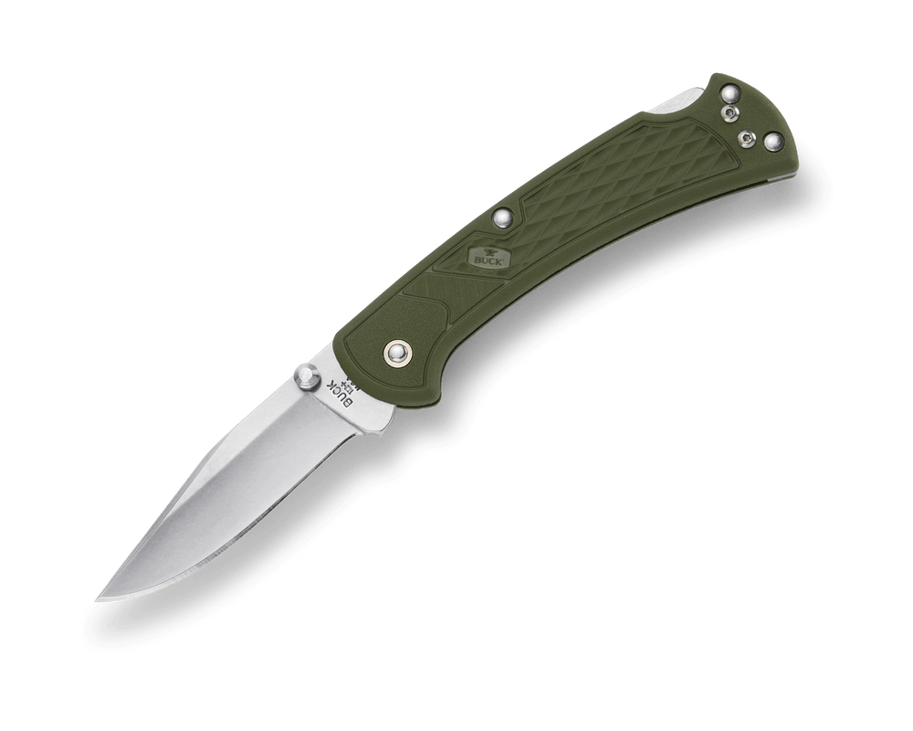 112 Slim Select O.D Green Buck Knife