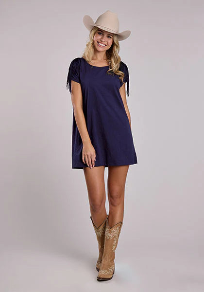 Roper Women's Navy Tee Shirt Dress