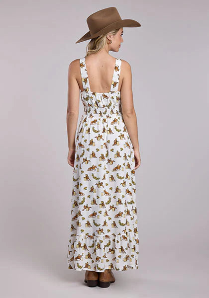 Roper Women's White Barrel Racer Dress
