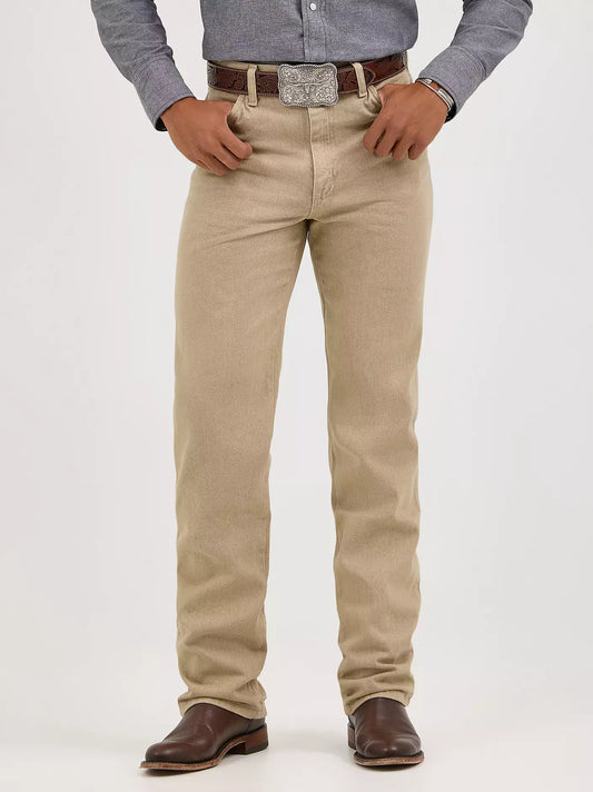 Wrangler Prewashed Tan Slim Fit Jean