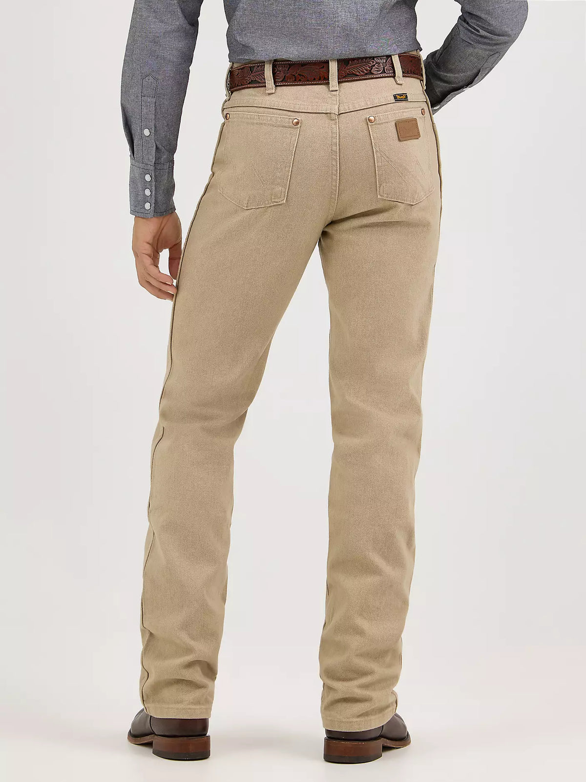 Wrangler Prewashed Tan Slim Fit Jean
