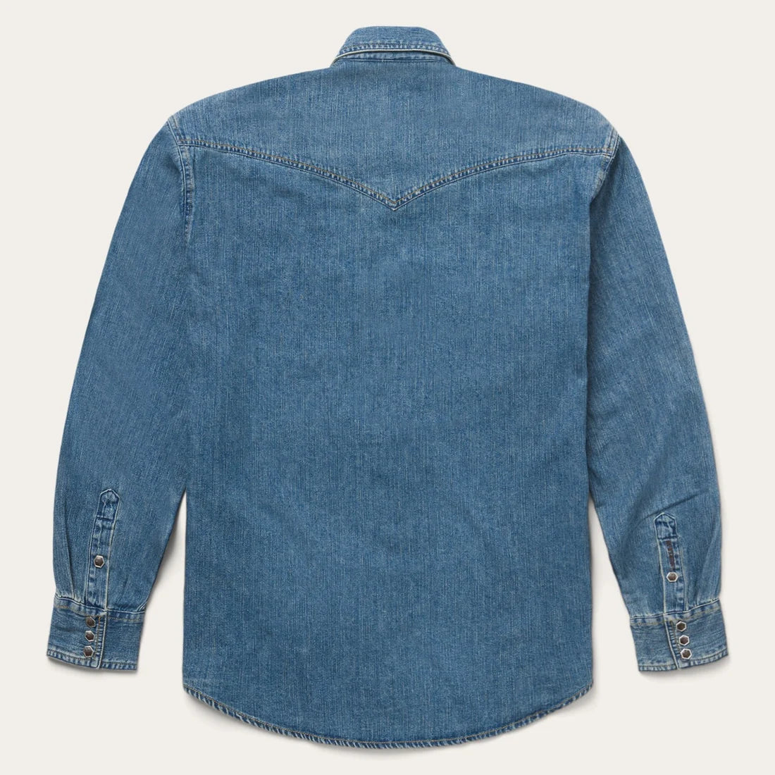 Stetson Men's Darkwash Denim Onyx Snap Long Sleeve Shirt