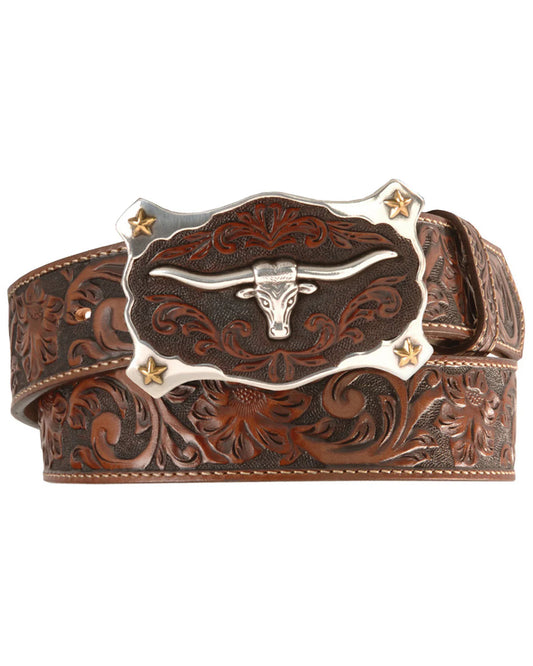Justin Men's CLASSC LONGHRN Belt