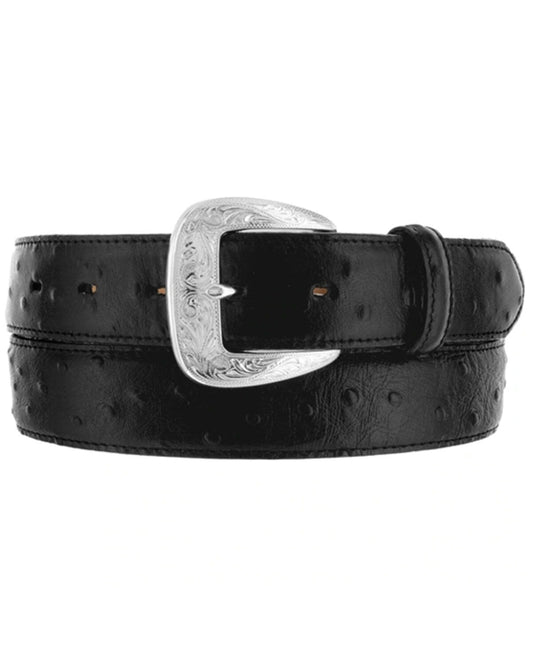 Tony Lama Men's OSTRICH PRINT Belt