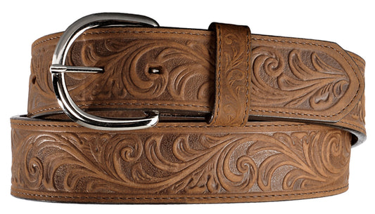 Justin Men's WESTERN SCROLL Belt