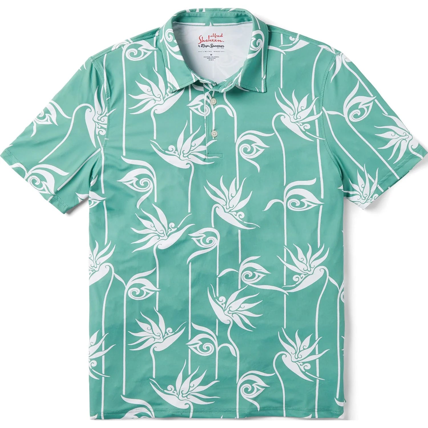 Reyn Spooner Green Personal Paradise PP Polo Shirt