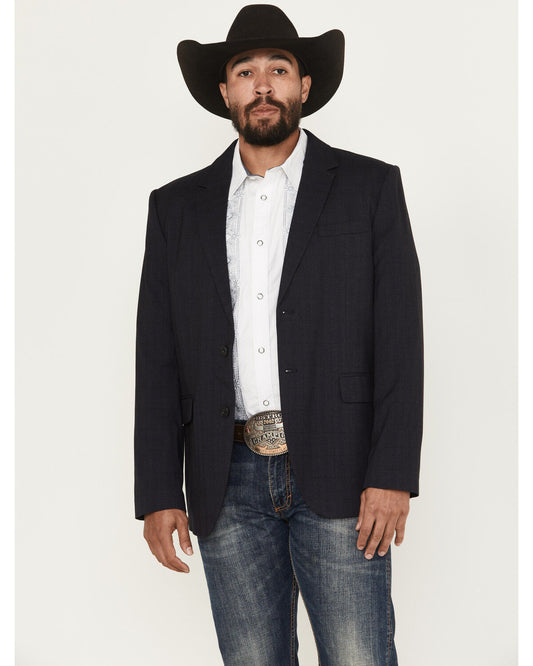 Rock & Roll Black Plaid Blazer Sports Coat