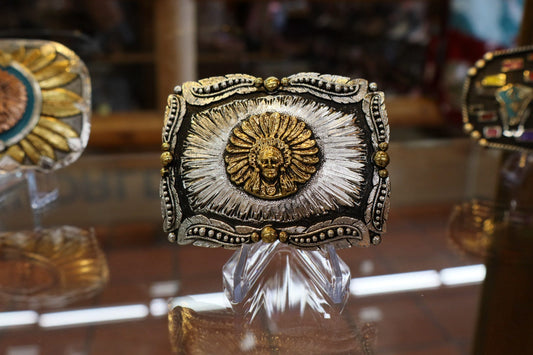 Apache Warrior Belt Buckle