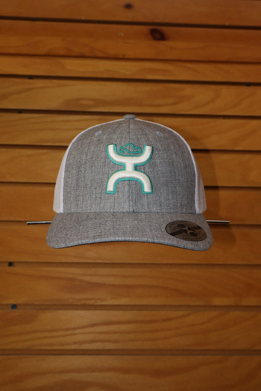 "Sterling" Grey/White Snapback Hat