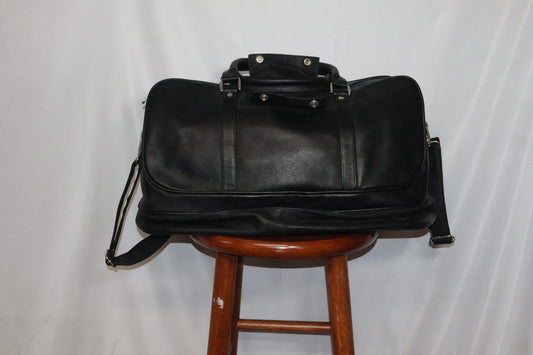 Piel Black Travel Bag