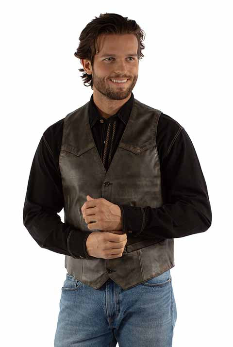 Scully Distressed Lamb Vest