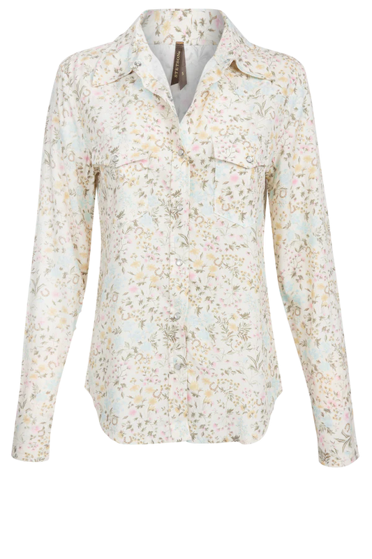 Stetson Women's Cream Prairie Floral Snap Long Sleeve Shirt