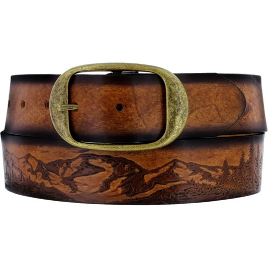 Brighton Men's EAGLE & SUN ET Belt