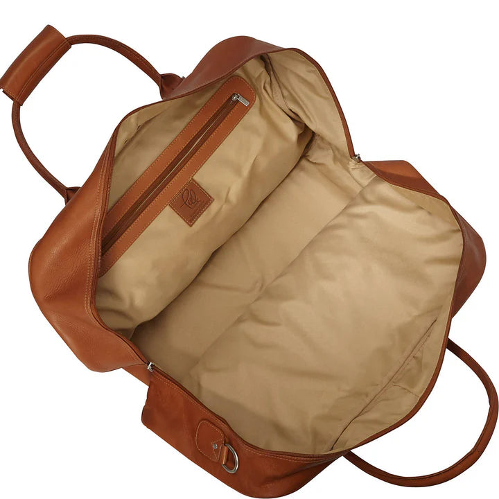 Piel Tan Duffle Case