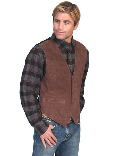 Scully Satin Boar Suede Vest