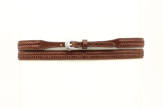 M&F 3/4 Genuine Leather Laced Hatband