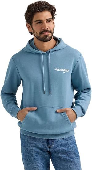 Wrangler Blue Desert With Scull Head Hoodie (FINAL SALE)