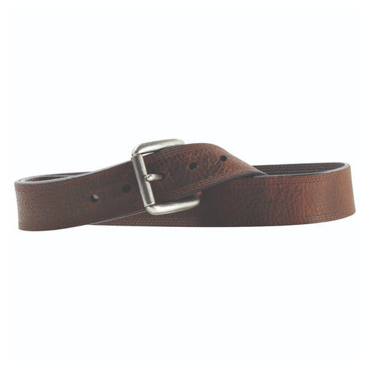 Ariat Men's Brown Triple Stitch Work Belt