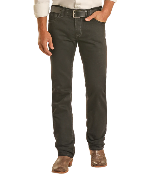 Rock & Roll Men's Black Revolver Jeans