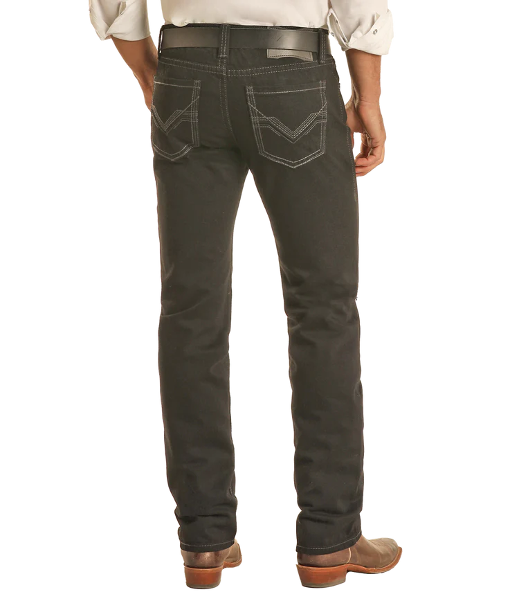 Rock & Roll Men's Black Revolver Jeans
