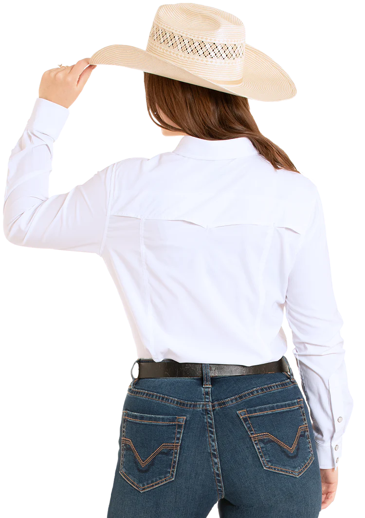 Rock & Roll Women's Tek Long Sleeve Ripstop Snap Shirt