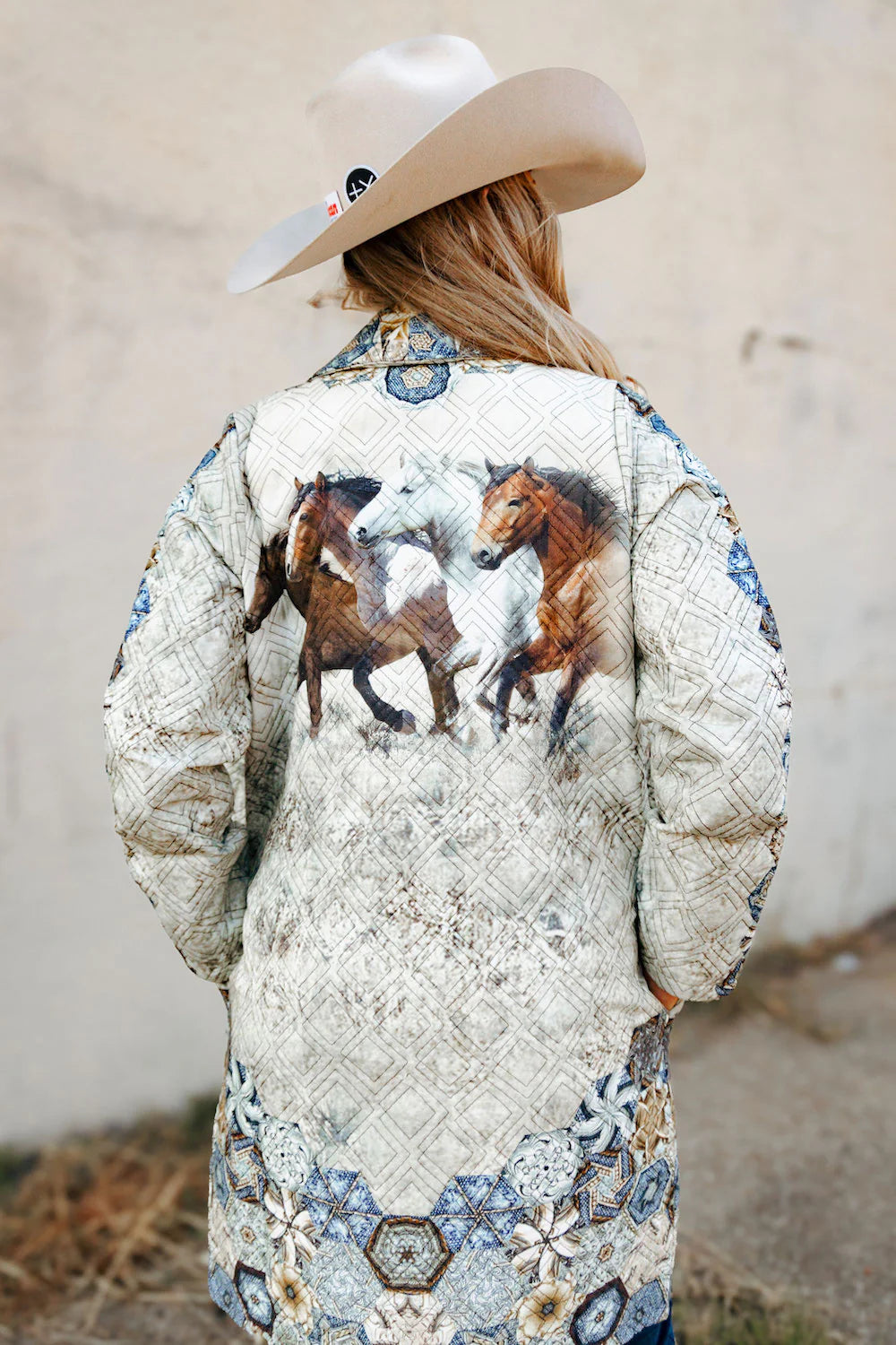 Lovlei Ranch Women's Born To Run Wheat Jacket