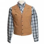 Wyoming Traders Men's Bronco Canvas Vest