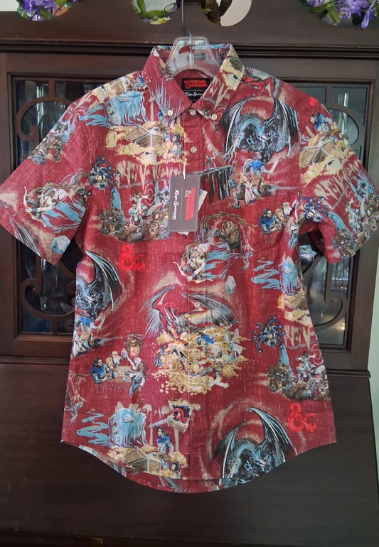 Reyn Spooner Dungeons & Dragons 50th AN BF Short Sleeve Shirt
