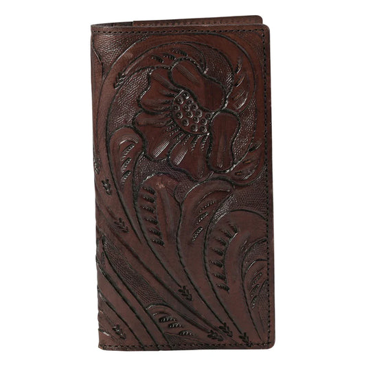 STS Brown Tooled Wallet