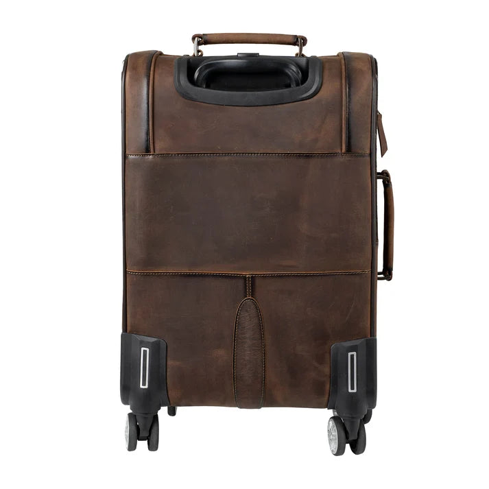 STS Cowhide Rolling Bag