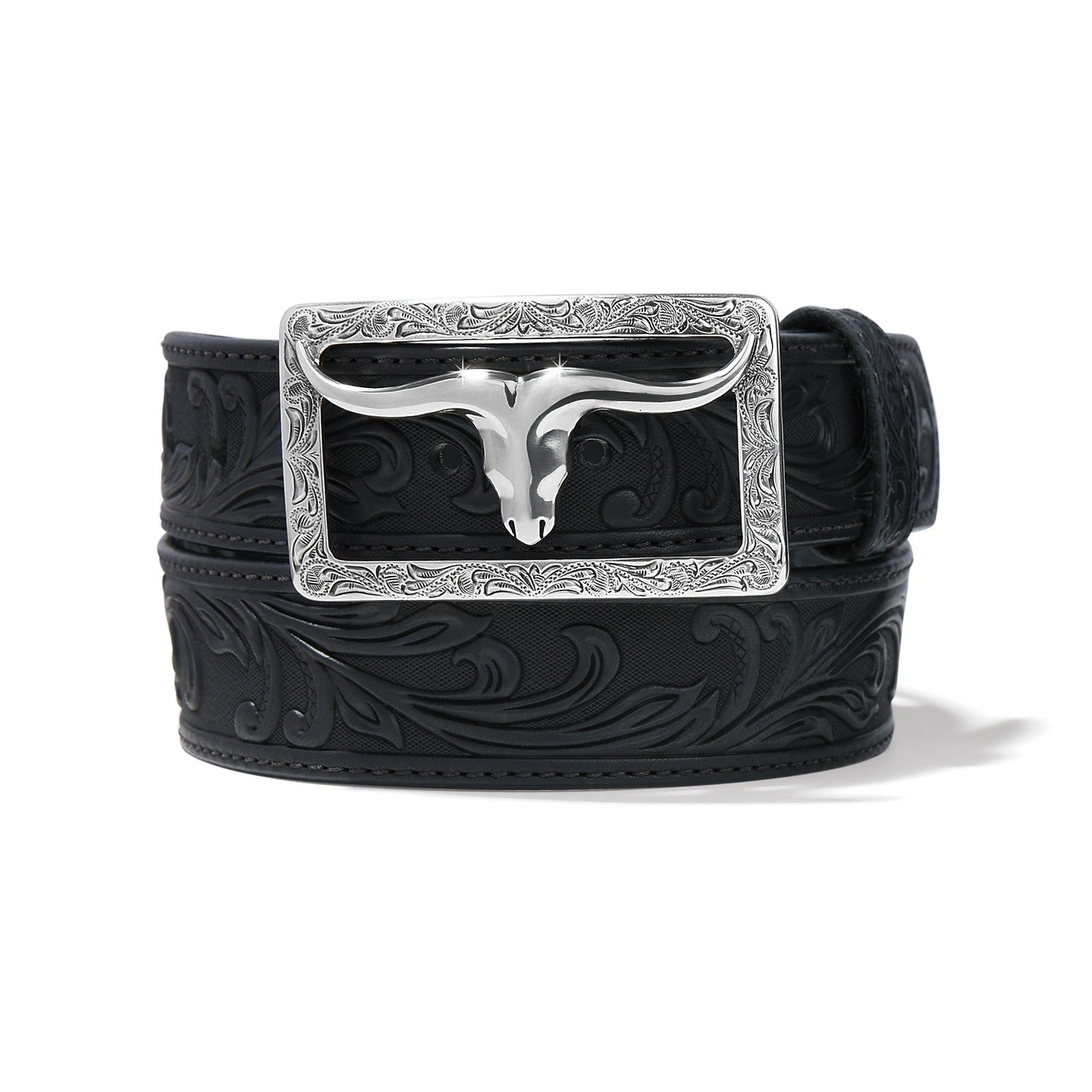 Tony Lama Black Stockyard Belt