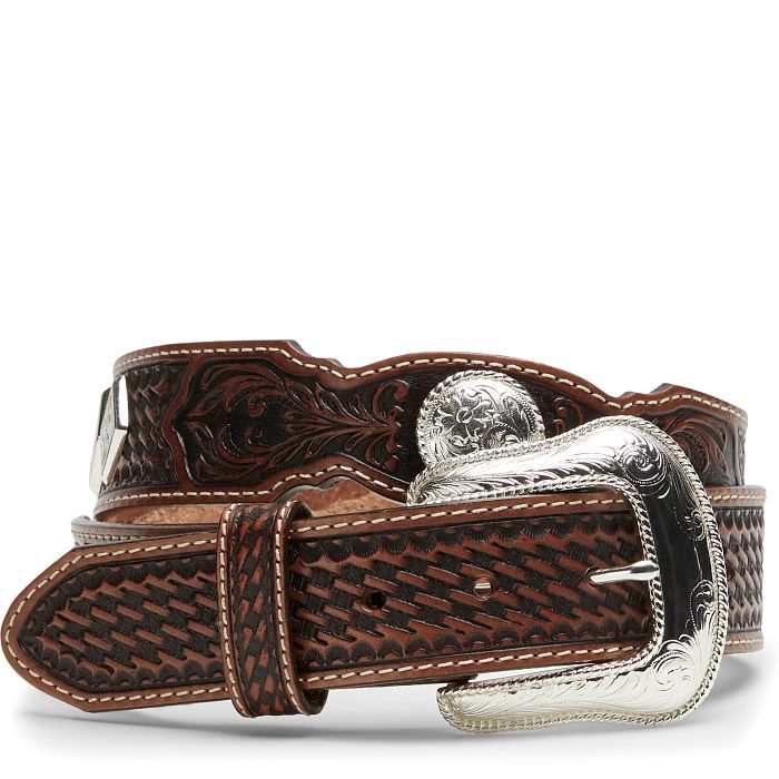 Tony Lama Men's STLLWTR CRK Belt