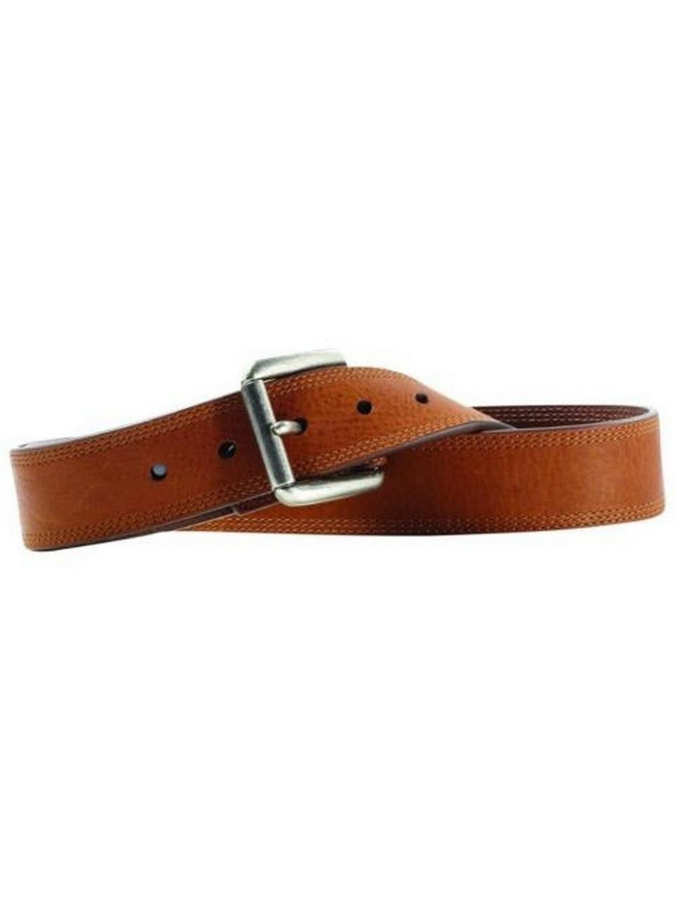 Ariat Men's Dark Brown Triple Stitched Leather Work Belt