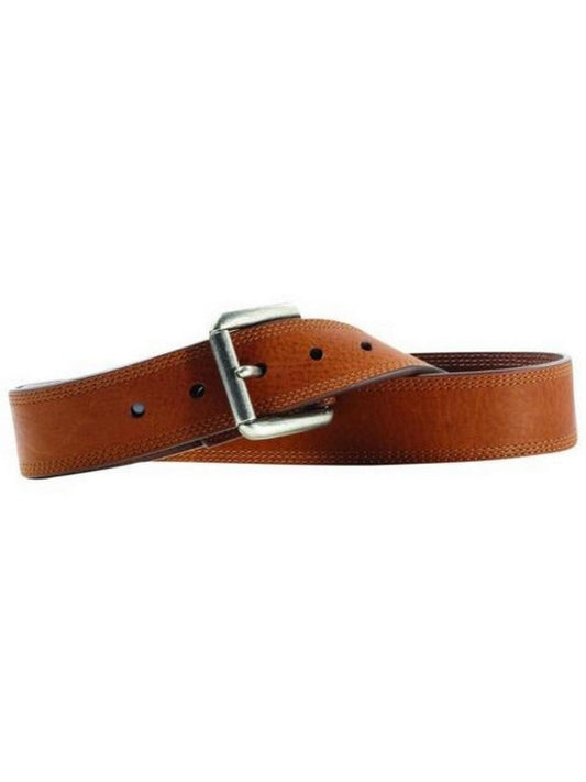 Ariat Men's Dark Brown Triple Stitched Leather Work Belt