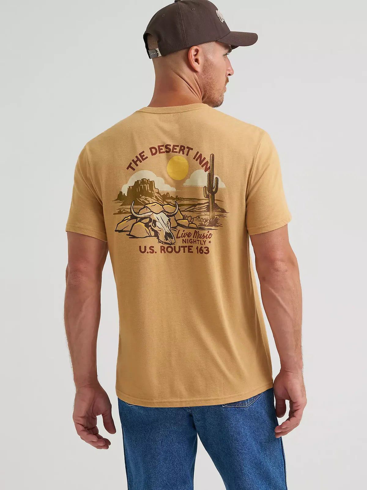 Wrangler Tan The Desert Inn Tee