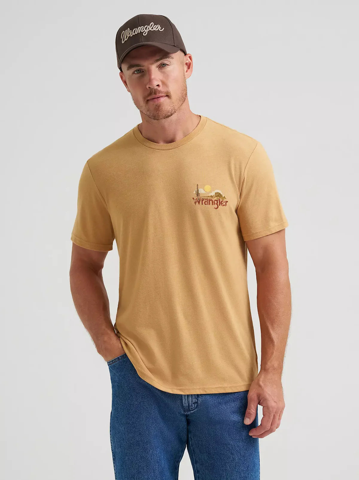 Wrangler Tan The Desert Inn Tee