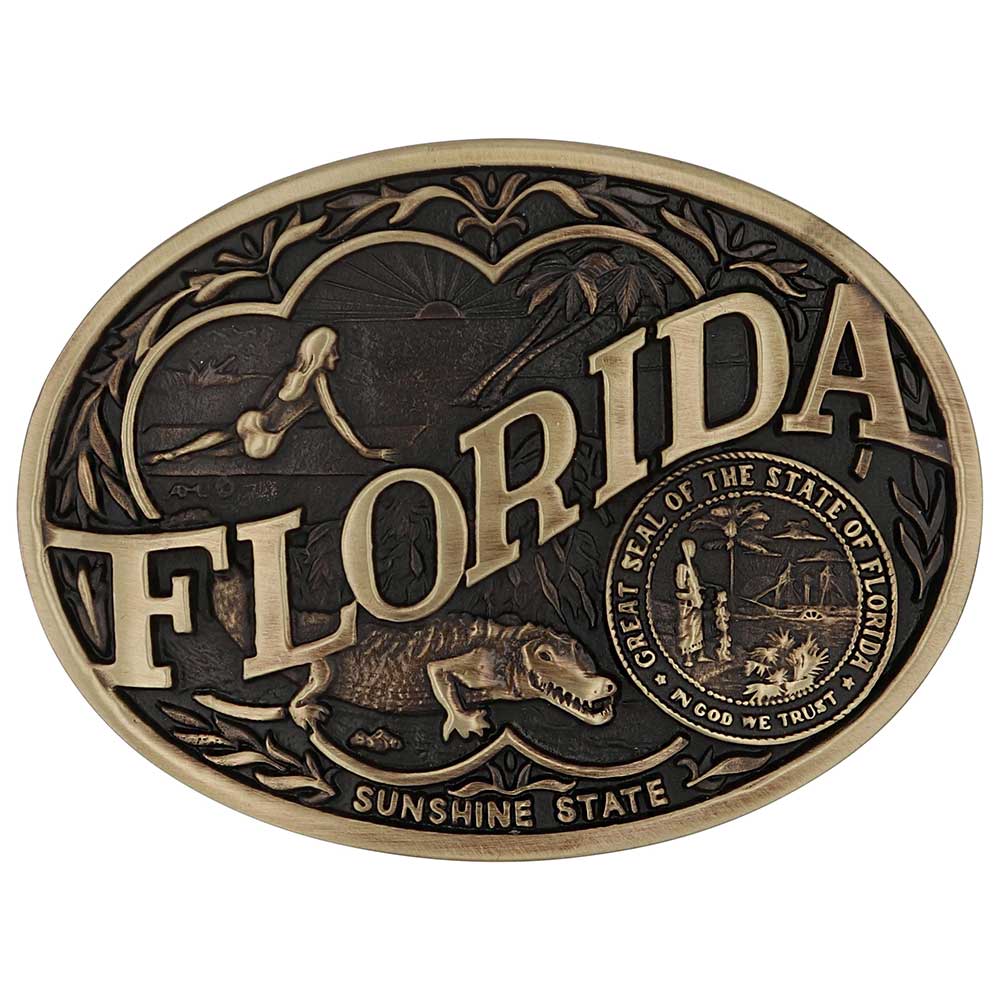 Montana Silversmith Attitude State Belt Buckles