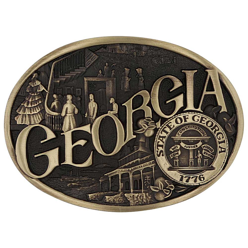 Montana Silversmith Attitude State Belt Buckles