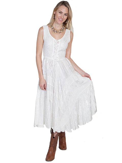 Scully Ivory Lace Front Dress
