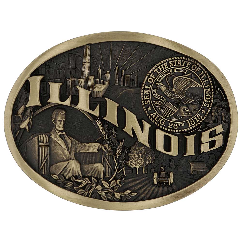 Montana Silversmith Attitude State Belt Buckles