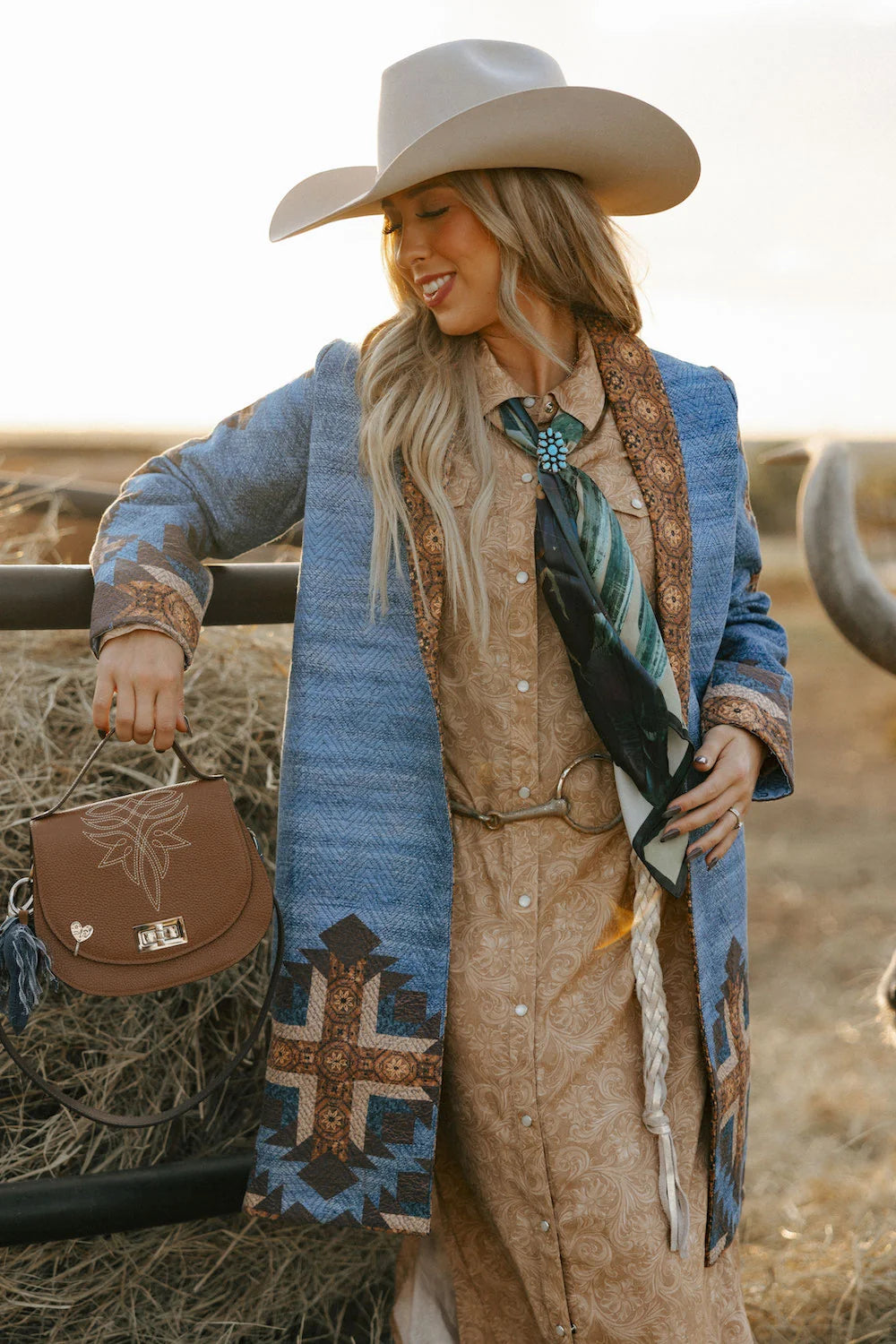 Large Lovlei Born To Run Denim Jacket