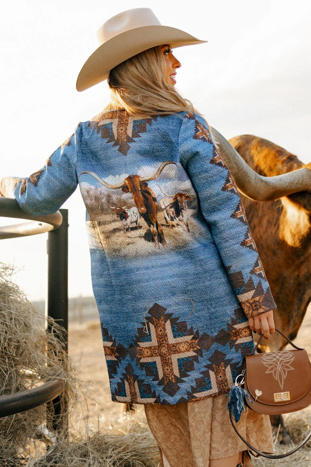Large Lovlei Born To Run Denim Jacket