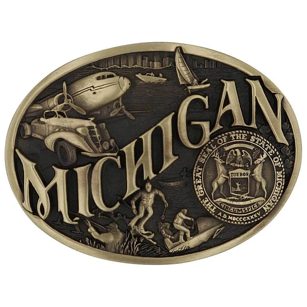 Montana Silversmith Attitude State Belt Buckles