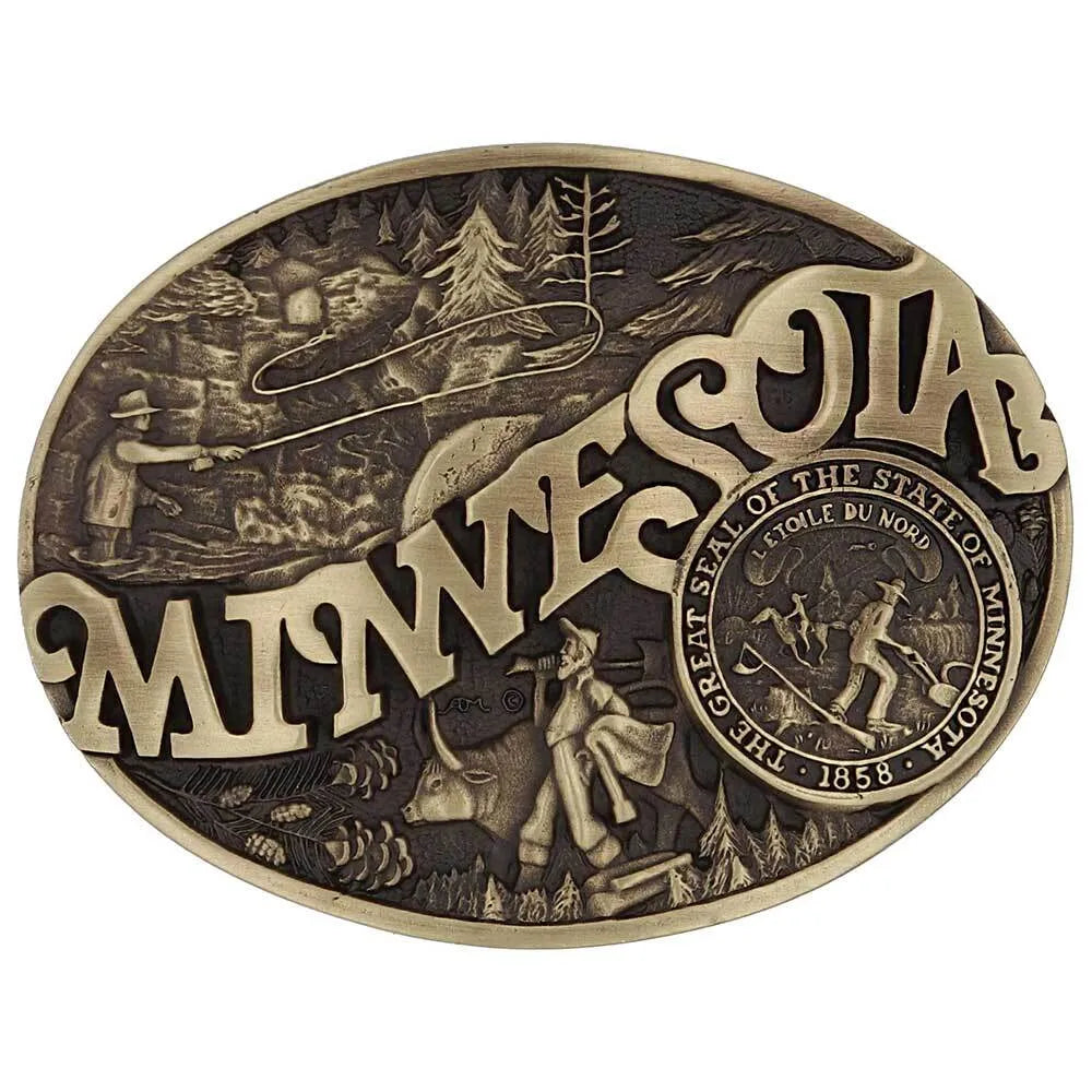 Montana Silversmith Attitude State Belt Buckles