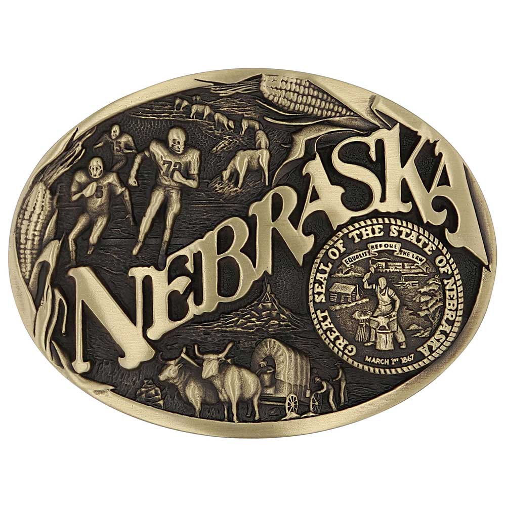 Montana Silversmith Attitude State Belt Buckles