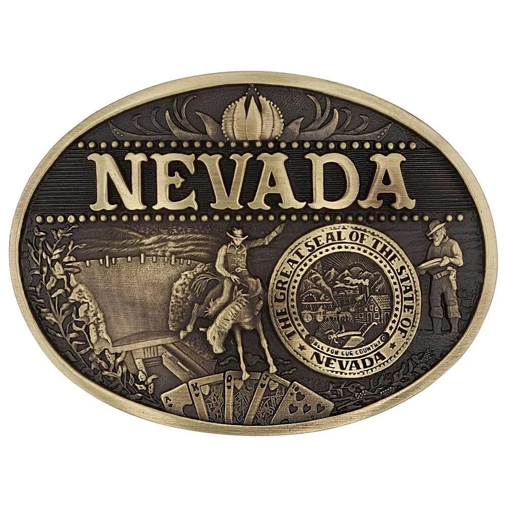 Montana Silversmith Attitude State Belt Buckles
