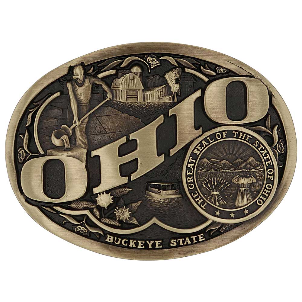 Montana Silversmith Attitude State Belt Buckles
