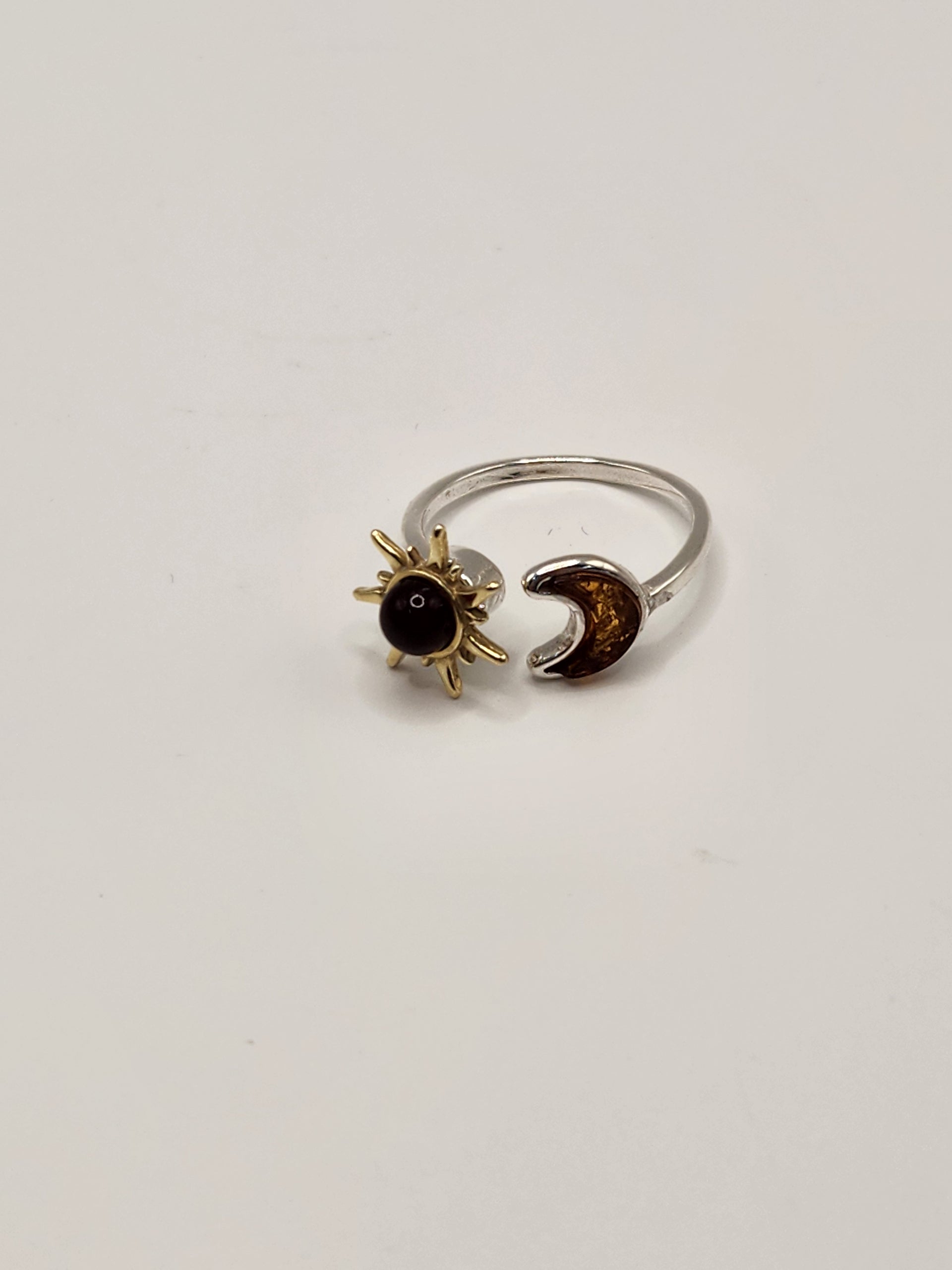 Amber Sun & Moon Amberman Ring