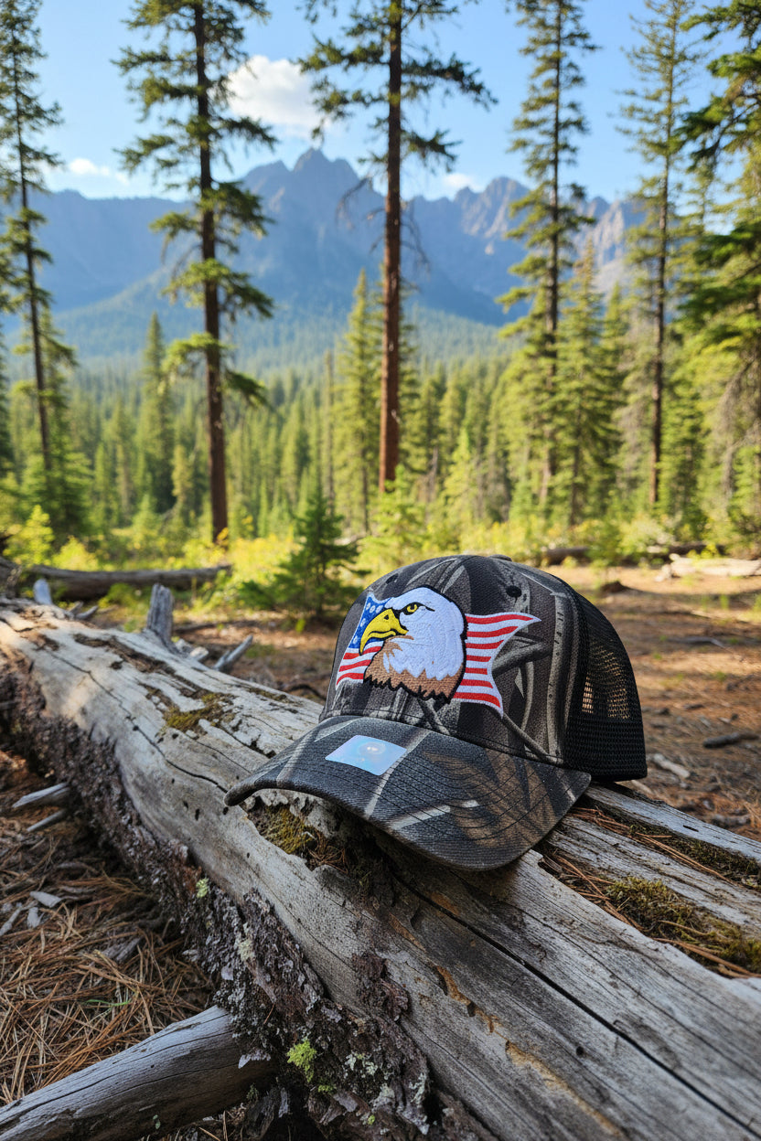 Eagle Flag Camo Hat
